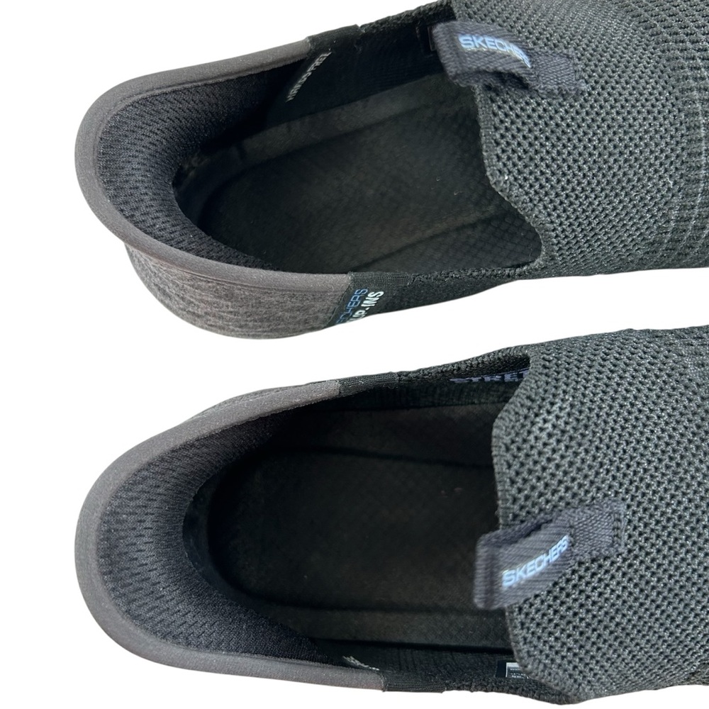 Skechers Black and Gray Slip-On Sneakers - Picture 7 of 13